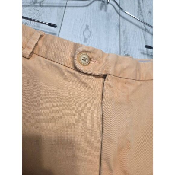 Peter Millar vtg? 100% Pima Cotton Trousers Pants in Peach Sz 34 - Picture 6 of 6